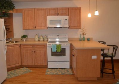 Buckeye Hall apartment fully equipped kitchen