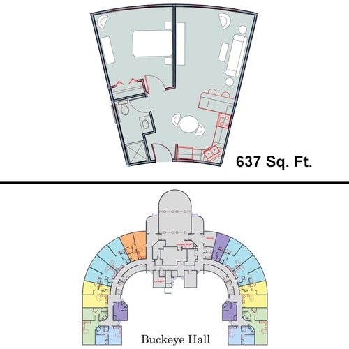 Floor Plan of Buckeye Hall