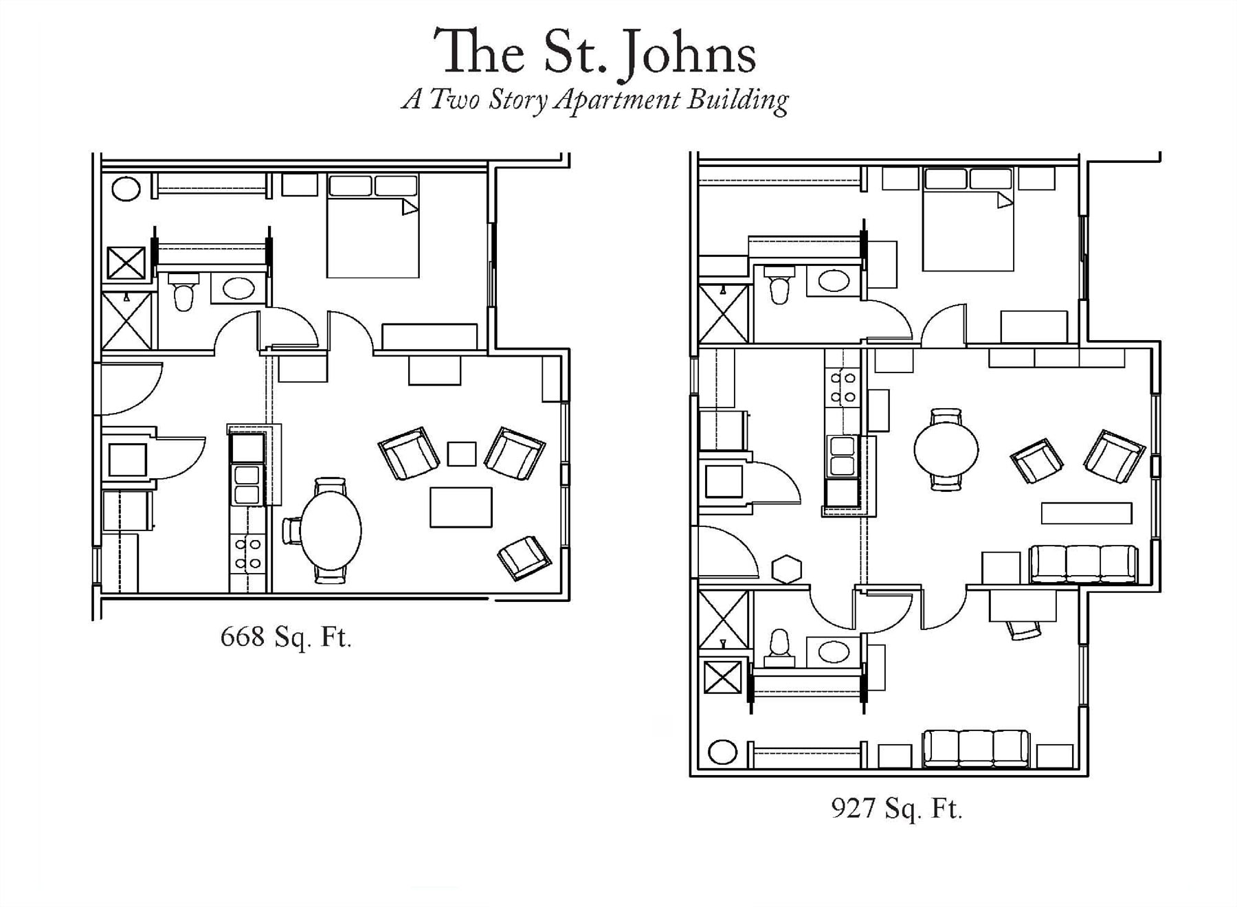 St. Johns Apartment Floor Plan