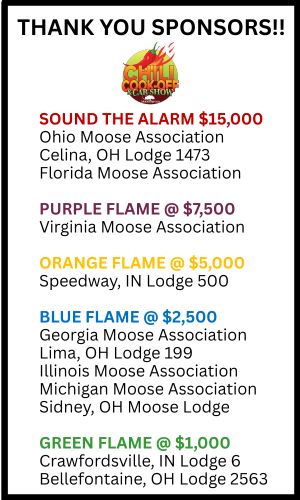 Eternal-flame-sponsors-2025 2024 Moosehaven Chili Cook-Off and Car Show People's Choice Winners