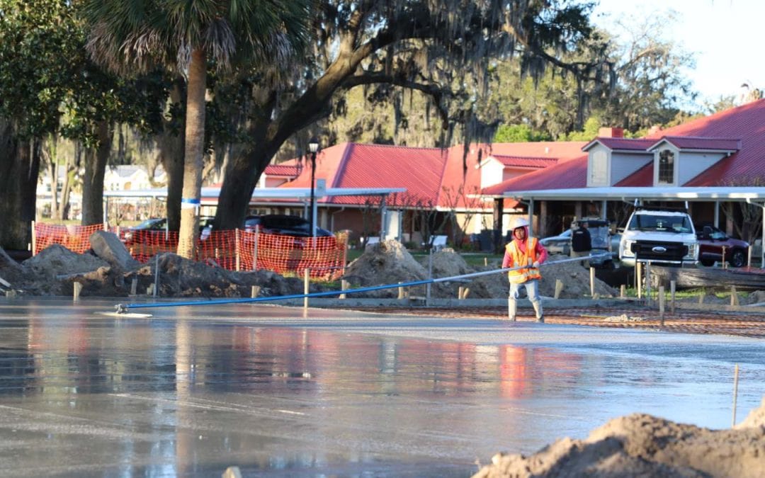 Concrete Poured and Finished