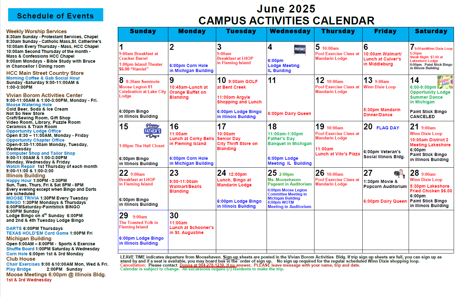 Calendar April 2025