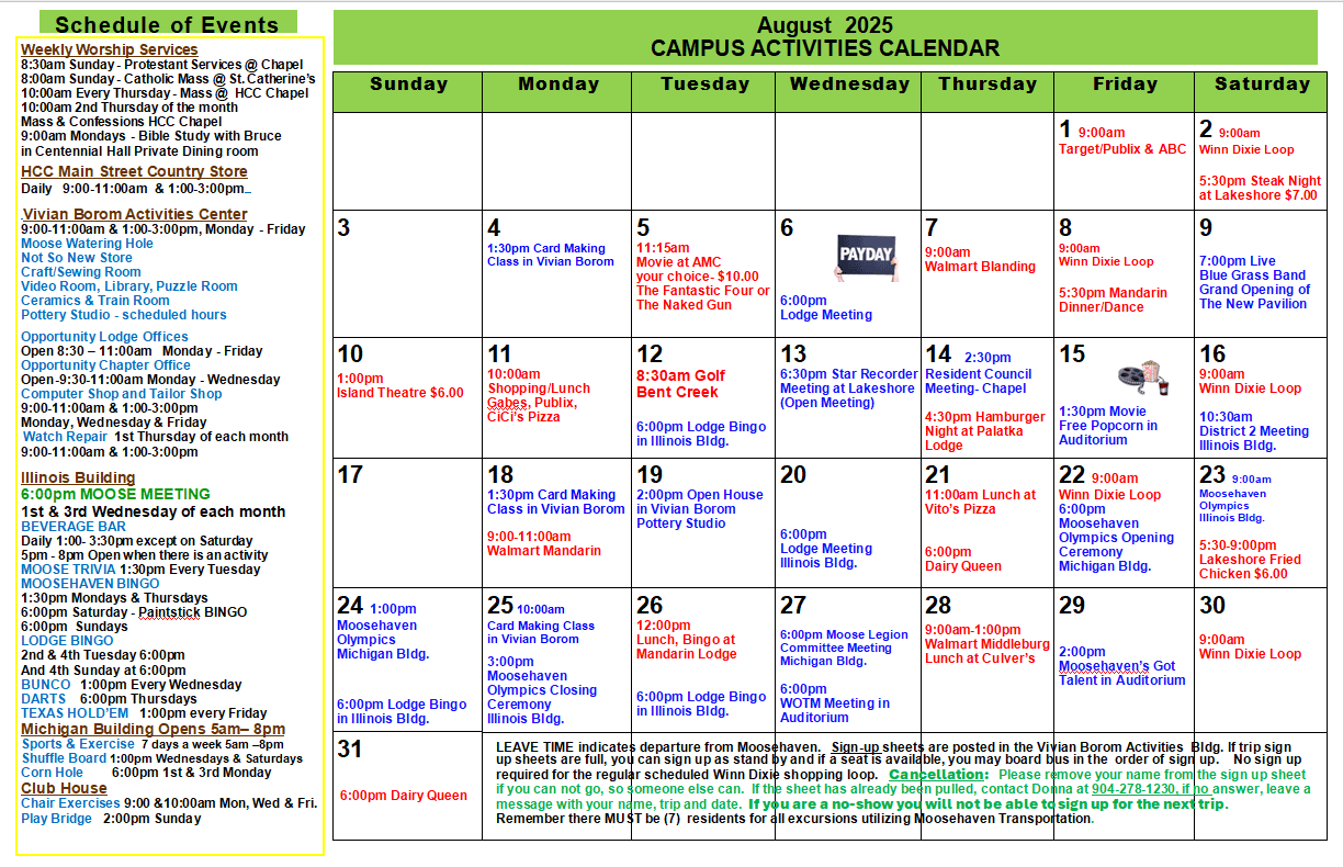 Calendar April 2025